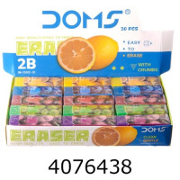 Гумка Doms прямокутна з фруктовим ароматом (30/1800) DM25502-30 Гумка Doms прямокутна з фруктовим ароматом (30/1800) DM25502-30