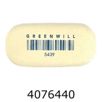 Гумка Greenwill овальна біла (24/576) 5439 Гумка Greenwill овальна біла (24/576) 5439