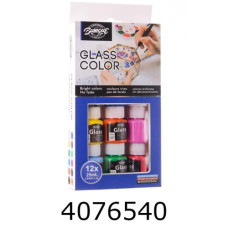 Фарби для скла Barogue 12 кол. по 25мл (24/48) 11225G