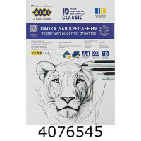 Папка д/кресл. А4 10арк. 200г/м2 ZiBi KIDS Line CLASSIC (10) ZB.1402