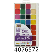 Фарби акв. ZiBi  CLASSIC  32 кол. пласт.корпус KIDS Line  5 ZB.6574