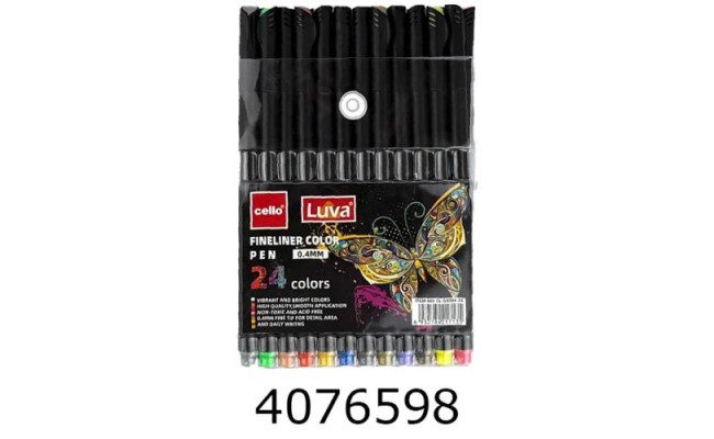 Лінери Cello luva 0.4мм 24шт. (30/120) CL-GX004-24