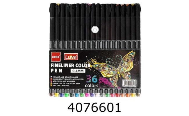 Лінери Cello luva 0.4мм 36шт. (80) CL-GX004-36