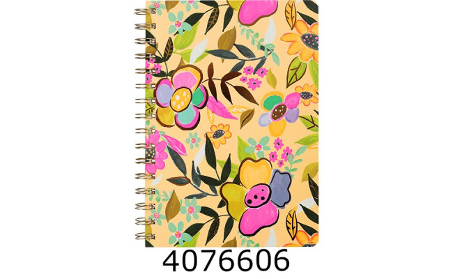 Блокнот А5 80 арк. тв. карт. обкл. кл. Buromax COLORFUL жовта (6) BM.24572111-08
