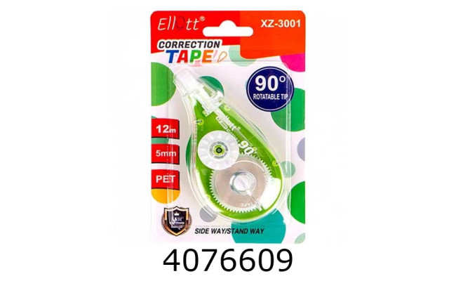 Коректор-стрічка Ellott 12м*5мм (24/576) XZ-3001