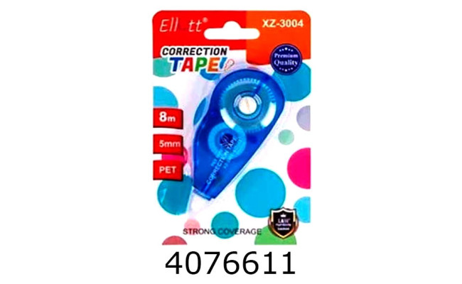 Коректор-стрічка Ellott 8м*5мм (24/288) XZ-3004