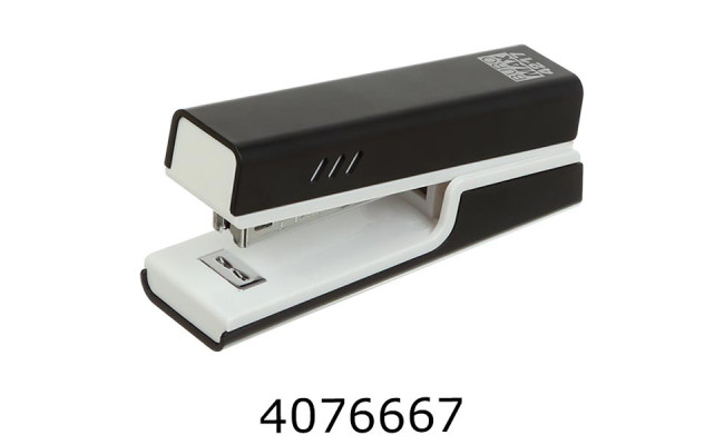 Степлер №24 Buromax пласт. (скоби № 24 26) до 20 арк чорний (12) BM.4217-01