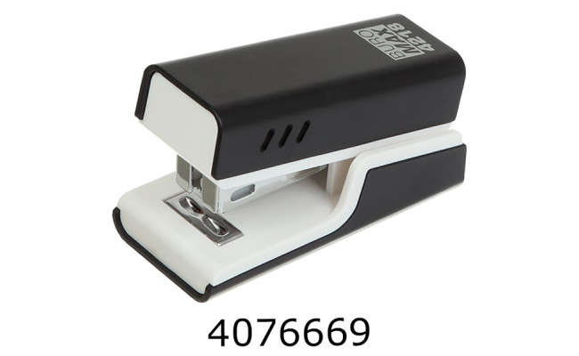 Степлер №24 Buromax пласт. міні (скоби № 24 26) до 20 арк чорний (12) BM.4218-01