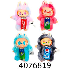 М'яка іграшка Labubu Pepsi Fanta Sprite в карт. уп. (6/240) 3 пок.