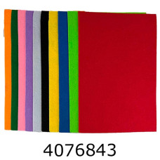 Фоаміран 20*30см 1.0мм 10 арк. асорті (100)