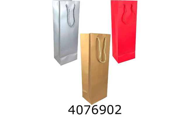 Пакет подарунковий під пляшку мікс 4 (12/960) 4-58