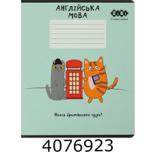 Зошит шк. 36 арк. кл. ZiBi  KIDS LINE CUTE CAT 