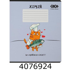 Зошит шк. 36 арк. кл. ZiBi  KIDS LINE CUTE CAT 