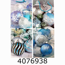 Пакет новорічний подарунковий 18*24*8см мікс 4 (12/720) S