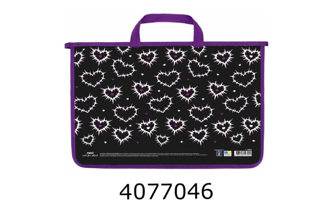 Портфель А4 дитячий пластик. Cool for school на блискавці  (30) MX30056
