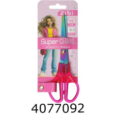 Ножиці 16см ZiBi SUPER GIRL рожеві (12) ZB.5023