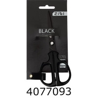 Ножиці 17см ZiBi BLACK офісні (12) ZB.5024