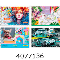 Альбом для малюв. на спір. 50 арк. 110г/м2 (10/80) 11B-009 Альбом для малюв. на спір. 50 арк. 110г/м2 (10/80) 11B-009