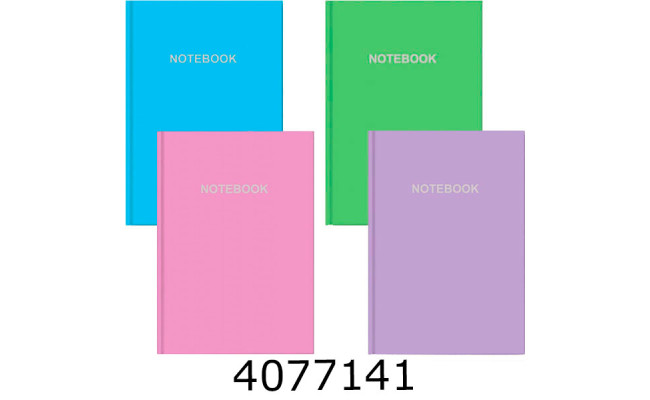 Блокнот А6 80 арк. обкл. тв.картон. кл. ламін. (20) 25B-001