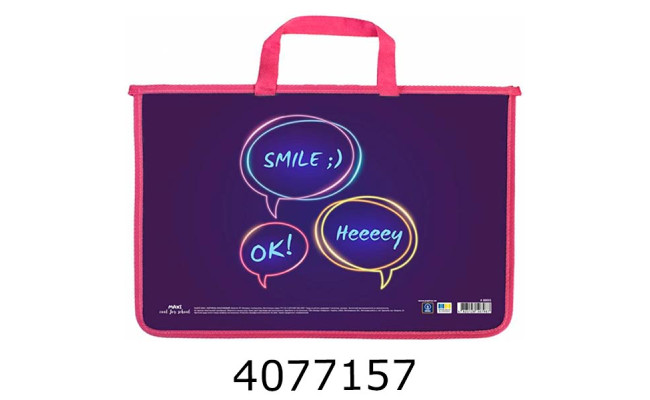 Портфель А4 дитячий пластик. Cool for school на блискавці  (30) MX30055