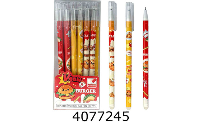 Ручка пише-стирає синя 0.38 мм (12/144/2304) MP-2386