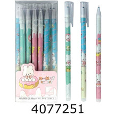 Ручка пише-стирає синя 0.38 мм Donut Rabbit (12/144/2304) MP-2378
