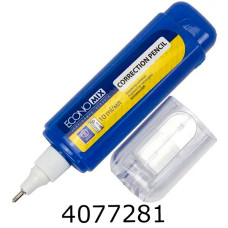 Коректор-ручка Economix 10мл мет. кінчик (12) E41310