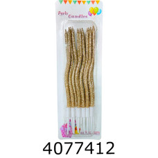 Набір свічки в торт 12 шт 