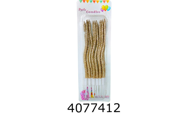 Набір свічки в торт 12 шт 