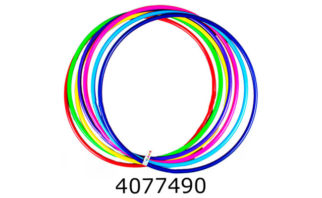 Обруч Кольоровий великий 90см Bamsic (10) 0181