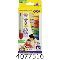 Пастель масляна ZiBi 12шт. (24) ZB.2490