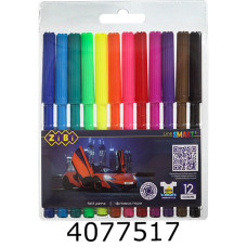 Фломастери ZiBi 12 кол. МАШИНКА SMART Line (24/144) ZB.2811 Фломастери ZiBi 12 кол. МАШИНКА SMART Line (24/144) ZB.2811