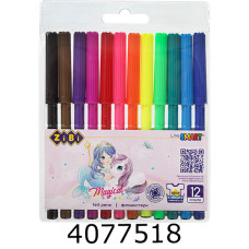 Фломастери ZiBi 12 кол. МАГІЯ SMART Line (24/144) ZB.2813 Фломастери ZiBi 12 кол. МАГІЯ SMART Line (24/144) ZB.2813