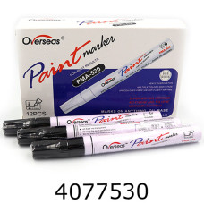 Маркер - фарба масляний чорний 2.0-2.8mm (12/144) DSCN7501-BK