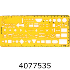 Лінійка пласт. 20см 