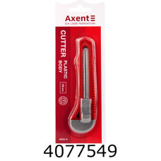 Ніж канц. 18мм AXENT мех фіксатор (12) 6502-A Ніж канц. 18мм AXENT мех фіксатор (12) 6502-A