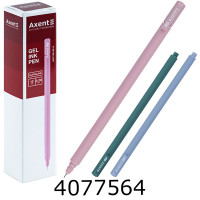 Ручка гелева Axent Ultraline синя 028мм (12) AG1120-02-A