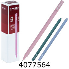 Ручка гелева Axent Ultraline синя 028мм (12) AG1120-02-A