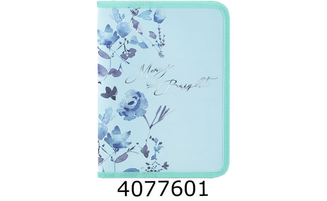 Папка на блискавці А4+ об'ємна Axent Flower Symphony-1 1804-44-A