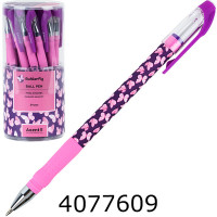 Ручка кульк. Axent Butterly синя  (24) AB1049-42-A