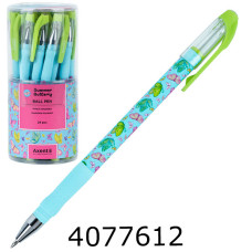 Ручка кульк. Axent Summer Butterly синя  (24) AB1049-41-A