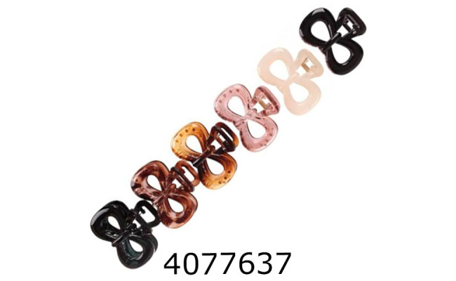 Крабик для волосся 7см ціна за 6 шт 1728-1-33