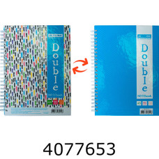 Блокнот на спір. збоку А5 96 арк. тв. лам. картон. обкл. кл. BUROMAX 