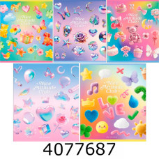 Зошит шк. 36 арк. лін. Школярик Star УФ-лак Nice Atitude Club (дівч) (20/160) 36л 3525 Зошит шк. 36 арк. лін. Школярик Star УФ-лак Nice Atitude Club (дівч) (20/160) 36л 3525