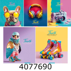 Зошит шк. 96 арк. лін. Школярик Star УФ-лак  Зошит шк. 96 арк. лін. Школярик Star УФ-лак