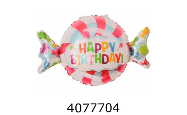Повітряні кульки фольговані Цукерка 60см 5-71777
