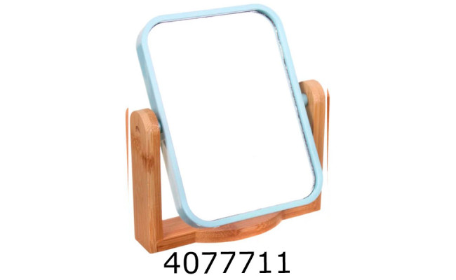 Дзеркало настільне синє 14*16 см  (6) 1-214420