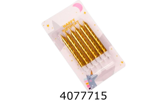 Набір свічки в торт 6 шт