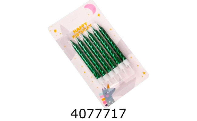 Набір свічки в торт 6 шт