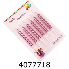 Набір свічки в торт 6 шт